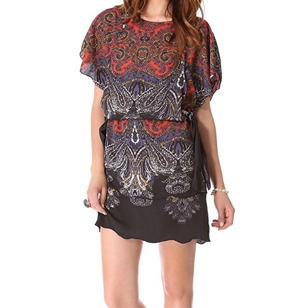 KAREN ZAMBOS Vintage Couture Tiffani Tie Dress